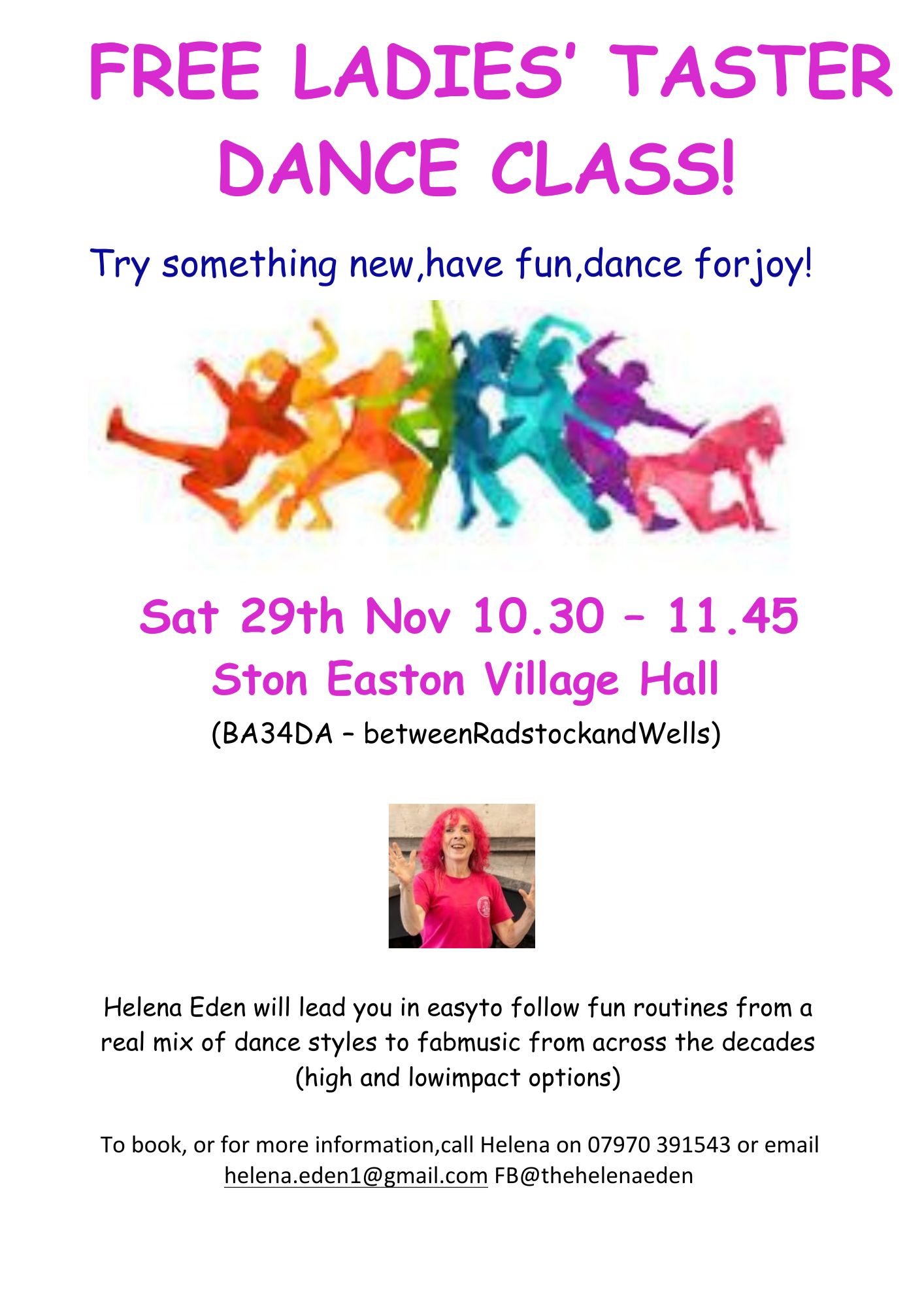 FREE LADIES’ TASTER DANCE CLASS!